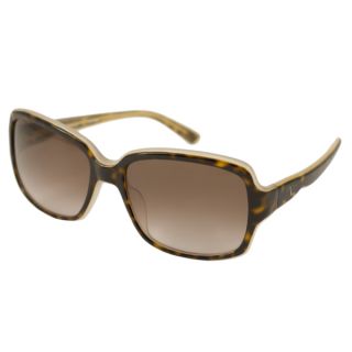 Valentino Womens V600S Dark Havana Rectangular Sunglasses   17262343