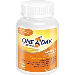 One A Day Women's Multivitamin/Multimineral Supplement Tablets, 200 count