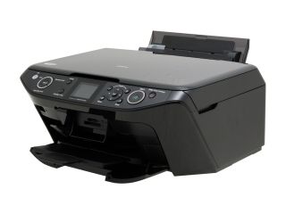EPSON Stylus Photo RX595 C11C693201 Up to 37 ppm Black Print Speed 5760 x 1440 optimized dpi Color Print Quality InkJet MFC / All In One Color Printer