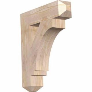 Ekena Millwork 5.5 in. x 30 in. x 26 in. Douglas Fir Imperial Craftsman Smooth Bracket BKT06X26X30IMP04SDF