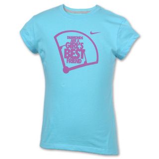 Nike Diamond Kids Softball Tee Shirt   502756 474