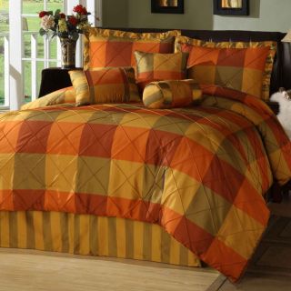 Royal Court Orange 7 piece Comforter Set  ™ Shopping