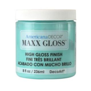 DecoArt Americana Decor Maxx Gloss 8 oz. Aqua Waters Paint ADMG12 98