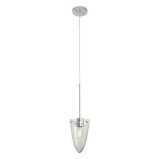 Varaluz 10 1/2 in W Vintage Artisinal Chrome Pendant Light with Shade