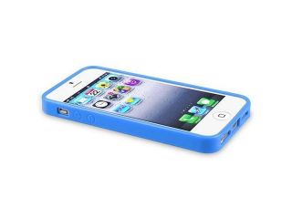 Blue Jelly TPU Rubber Skin Case For Apple iPhone 5 / 5S