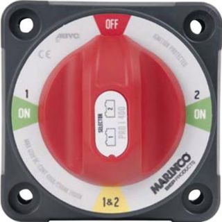 Marinco 771 SFD Pro Installer Battery Selector Switch with Field Disconnect (1 2 Both Off)