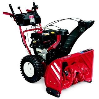 Troy Bilt Storm 2840 277cc 28 in Two Stage Electric Start Gas Snow Blower with Heated Handles with Headlight