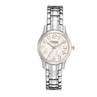 Ladies Bulova 45L124 Bracelet Watch with White Dial