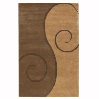 Home Decorators Collection Swirl Tan 9 ft. 9 in. x 13 ft. 9 in. Area Rug 0257240420