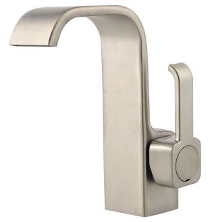 Pfister Skye Brushed Nickel 1 Handle 4 in Centerset WaterSense Bathroom Faucet (Drain Included)