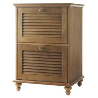 Home Decorators Collection Shutter 2 Drawer File Cabinet in Weathered Oak 1060900410