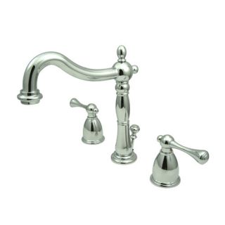 Elements of Design Widespread Bathroom Faucet with Double Buckingham