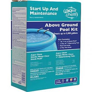 Aqua Chem Above Ground Pool Kit   Toys & Games   Swimming Pools