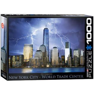 City Collection NY World TCtr   Toys & Games   Puzzles   Jigsaw