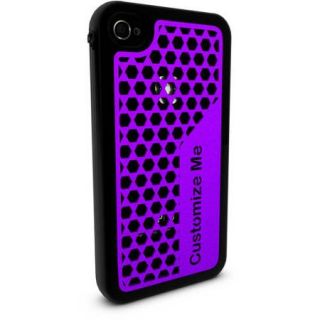 Apple iPhone 4 and 4S Customized 3D Printed Phone Case   Multi Hexagon Design