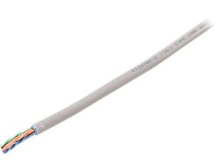 C2G 27432 1000 ft. Cat 5E Grey Shielded 100 MHz Solid PVC CMR Cable