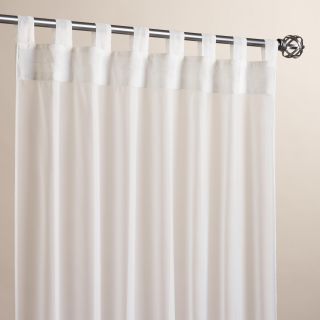 Ivory Escape Tab Top Outdoor Curtain