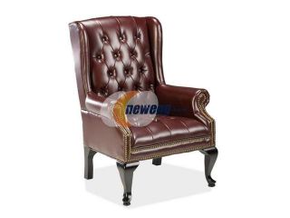Queen Anne Side Chair, 29"x30"x39 1/2", Burgundy LLR60605