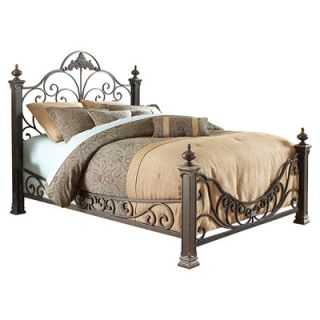 Fashion Bed Group Baroque Metal Panel Bed