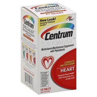 Centrum Specialist Complete Multivitamin, Heart, Tablets, 120 tablets