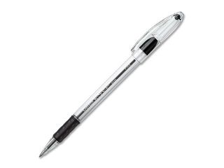 BIC SGSM11 BK Soft Feel Ballpoint Stick Pen, Black Ink, Medium, Dozen