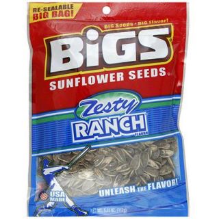 ***discontinued***BIGS Hidden Valley Ranch Sunflower Seeds, 5.35 oz (Pack of 12)