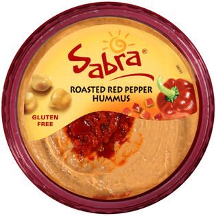Sabra Roasted Red Pepper Hummus 10 OZ TUB   Food & Grocery   Deli