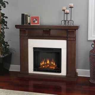 Real Flame Vintage Black Maple Porter Electric Fireplace  