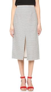 alice + olivia Sabrena A Line Midi Skirt