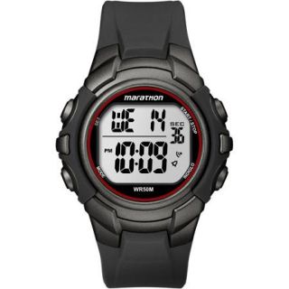 Marathon by Timex Men's Digital Full Size Watch, Black Resin Strap