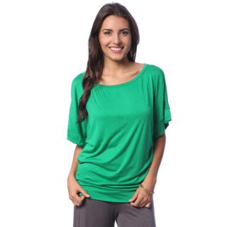24/7 Comfort Apparel Womens Banded Dolman Top   Shopping