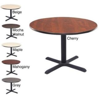 Regency Lunchroom 36 inch Round Table Cherry