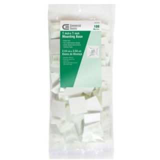 1 in. Mounting Base   Natural (100 Pack) HW 4AC