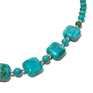 Jay King Santa Rita Turquoise 18" Sterling Silver Necklace   7955513
