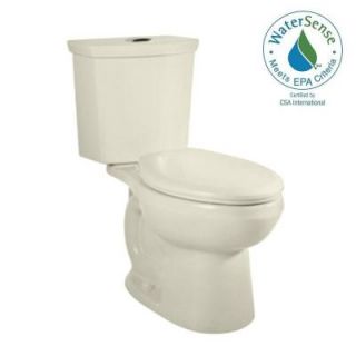 American Standard H2Option Right Height High Efficiency 2 piece 1.0/1.6 GPF Dual Flush Elongated Toilet in Linen 2886.216.222