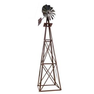 Large Bronze Powder Coated Backyard Windmill BYW0004