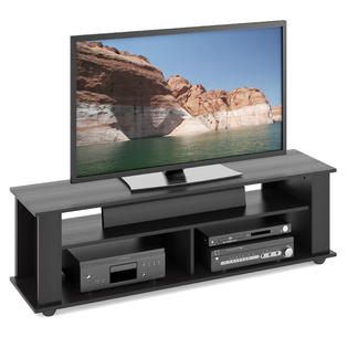 CorLiving Bakersfield Ravenwood Black TV/Component Stand, for TVs up