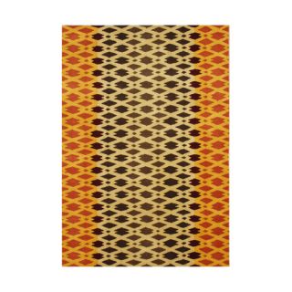 Winchester Hand Tufted Orange/Black Area Rug by The Conestoga Trading