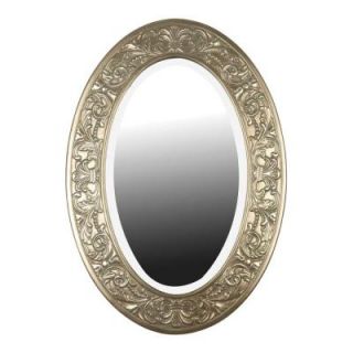 Home Decorators Collection Argento 40 in. x 28 in. Champagne Silver Gold Framed Mirror 60026