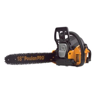 Poulan Pro 42cc 2 Cycle 18 in Gas Chainsaw with Case