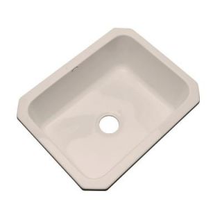 Thermocast Inverness Undermount Acrylic 25 in. Single Bowl Kitchen Sink in Shell 22008 UM