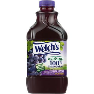 Welchs Grape 100% Juice 64 FL OZ PLASTIC BOTTLE   Food & Grocery