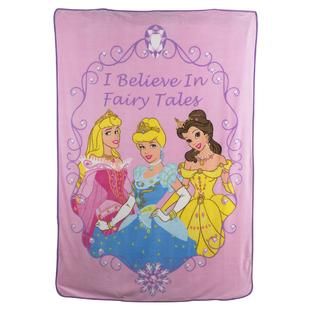 Disney Princess I Believe In Fairy Tales Micro Raschel Twin Blanket