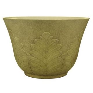 Southern Patio Acanthus 12 in. Dia Resin Planter HDR 021087