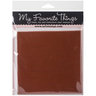 My Favorite Things Background Cling Rubber Stamp 6X6 Pinstripe