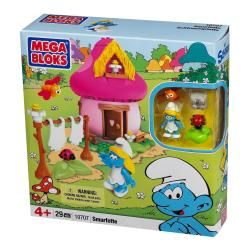 Mega Bloks Smurfs Village Smurfette Mushroom House Play Set   13922780