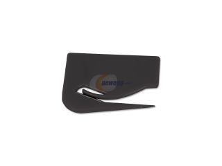 Letter Opener, Plastic, 2 7/8"x2 1/8", Black SPR11818