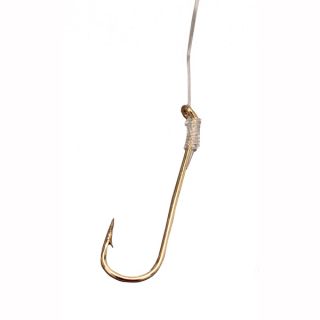 Eagle Claw Lake and Stream Aberdeen Hook Gold Size 2 (Per 6