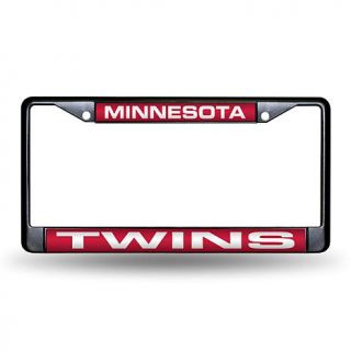 Laser Engraved Black License Plate with Red Insert   Minnesota Twins   7574773