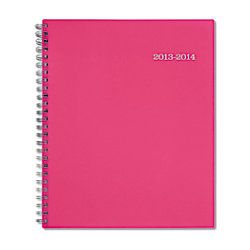 i.e.  30percent Recycled Academic Monthly Planner 7 x 9  Assorted Colors No Color Choice July 2013 June 2014